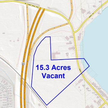 15.3 acres van curler parcel, 360w